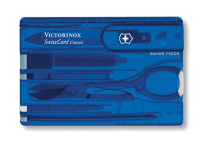 Victorinox Swiss Card Translucent Blue Blister Pack
