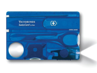 Victorinox Swiss Card Lite Translucent Blue Blister Pack