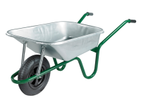 Walsall 90L Galvanised Builders Wheelbarrow