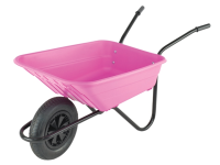 Walsall 90L Pink Polypropylene Barrows Min Quantity of 15 Only