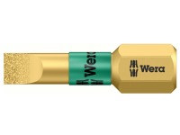 Wera 800/1 BDC BiTorsion Slotted Bit 5.5mm Diamond Coated 25mm Pack 10