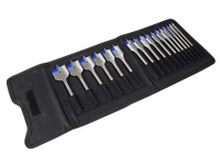 XMS Irwin Blue Groove 4X Flat Bit Set, 17 Piece