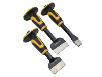 XMS Roughneck Chisel & Bolster Set, 3 Piece