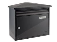 Yale Locks Texas Postbox Black