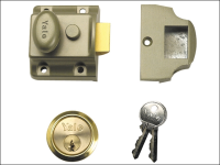 Yale Locks 706 Traditional Nightlatch 40mm Backset ENB Finish Box