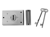 Yale Locks P402 Rim Lock Chrome Finish 102 x 76mm Visi