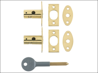 Yale Locks 8001 Security Bolts Brass Finish Pack of 2 Visi