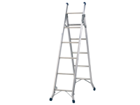 Zarges Combination Ladder 3-Way 1 x 5 and 1 x 6 Rungs