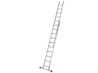 Zarges Double Extension Ladder With Stabiliser Bar 2-Part D-Rungs 2 x 16
