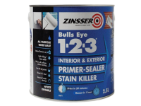 Zinsser 123 Bulls Eye Primer / Sealer Paint 2.5 Litre