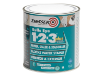 Zinsser 123 Bulls Eye Plus Primer / Sealer Paint 1 Litre